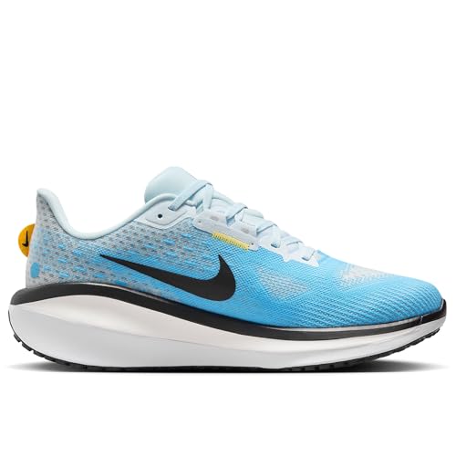 Image of Men's Nike Vomero 17 in Black /Volt-LT Smoke Grey-White