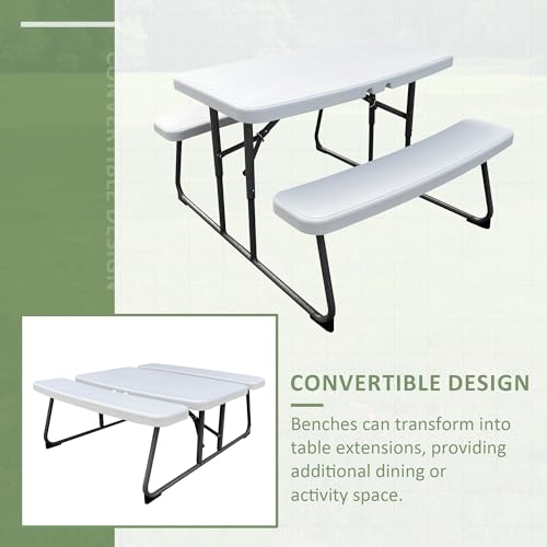 Elevon QD-EL-FPT-WT Kid'S Folding Picnic Table thumb #4