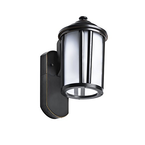 Kuna Video Security Camera & Outdoor Light- Traditional Bronze - Compatible with Alexa