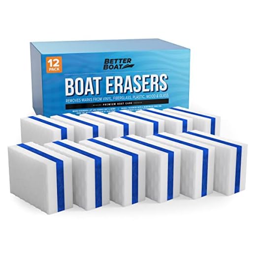 Premium Boat Scuff Erasers | Boating Accessories Gifts for Cleaning Boat Accessories or Gift for Pontoon Sail Boat Fishing Jon Boats Decks Vinyl Boat Cleaner Hull Supplies & Gadgets for Men & Women