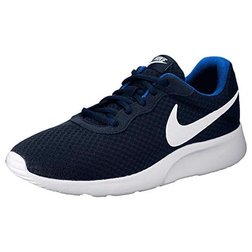 Nike Tanjun, Zapatillas de Running para Hombre, Azul (Midnight Navy/White-Game Royal), 42 EU