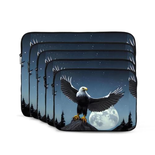 Eagle Under The Stars Laptop Sleeve Case 13 Inch Suitable for Notebook Computer Tablet Traveling Carrying Simple Case2