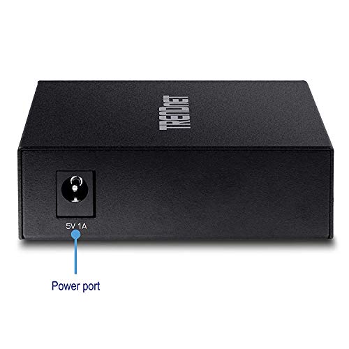 Image of TRENDnet 1000Base-T to 1000Base-SX Multi-Mode SC Fiber Converter, up to 550M (1800 ft.), 2 Gbps Switching Capacity, TFC-GMSC