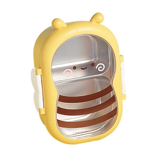 1/2Piezas fiambreras Campus - bentos Box Para Niños Con 2 Compartimentos | Recipiente Para Aperitivos Infantil | fiambreras, bentos, fiambreras En Acero Inoxidable | Caja bentos Para Niños Y Adultos