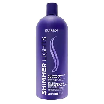 Clairol Professional Shimmer Lights Purple Shampoo for Blonde, Silver, Gray & Highlighted Hair