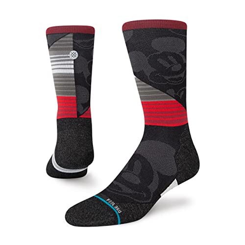 Stance Crew Classic Mickey Socks (Small, Black)