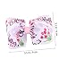 TOYANDONA 2Pcs Bowknot Hair Clips Lovely Decorative Hairpins for All Match Bow Hair Accessories with and White Floral Patterns