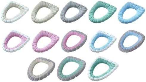 Soft Thickened Toilet Seat Cover Pad Polyester Fabric Designed for Warmer Comfort and Secure on Common Toilet Models (12)
