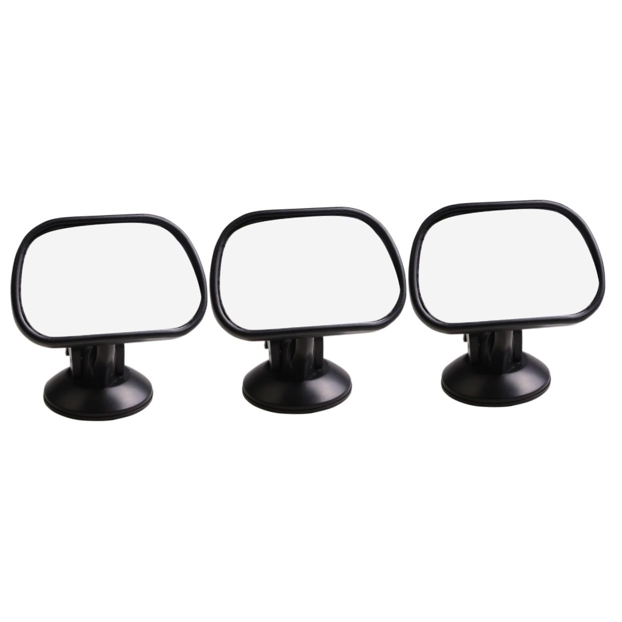 TOYANDONA 3pezzi Specchietto Retrovisore Per Ventosa Ampio Angolo Di Visione Per Sicurezza Auto Per Seggiolini e Passeggini Facile Da Installare e Utilizzare