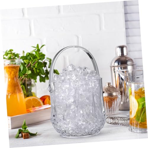 Seau à glace avec pince pour ne plus manquer de glaçons pendant vos repas