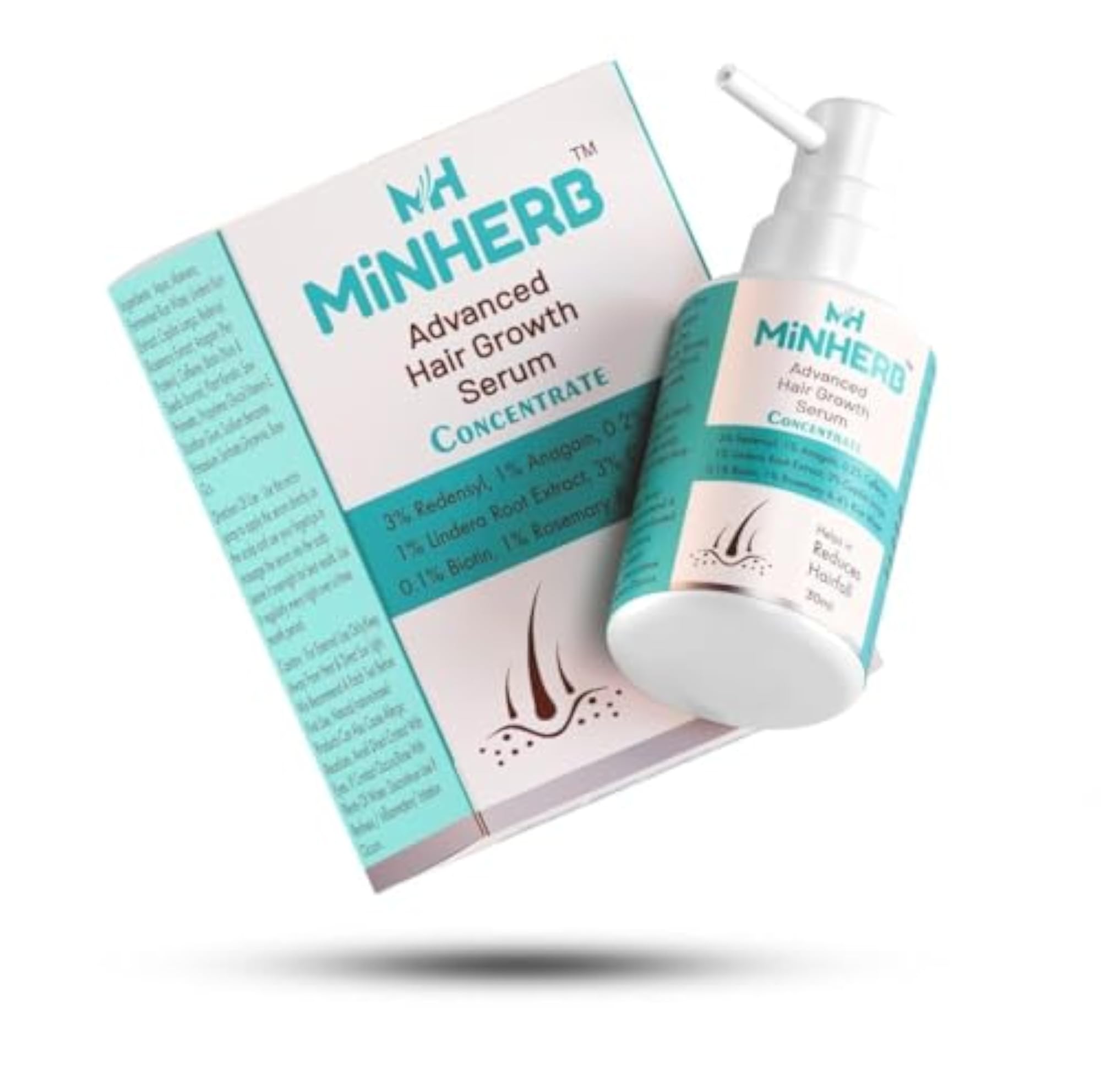 Advanced Hair Growth Serum Concentrate, Clinically Proven