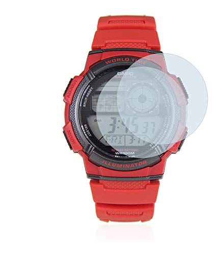 brotect Protection Intégrale 3D Incurvé pour Casio AE-1000W 2 Pièces - Couverture Complète, Film Protection Écran
