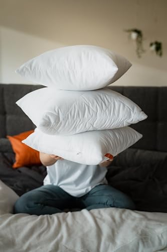 sleepling Kopfkissen 80x80 cm, Allergiker Kissen, waschbar, Made in EU, Ökotex, großes Schlafkissen 80 x 80, Bettkissen, Pillow, Komfort 100