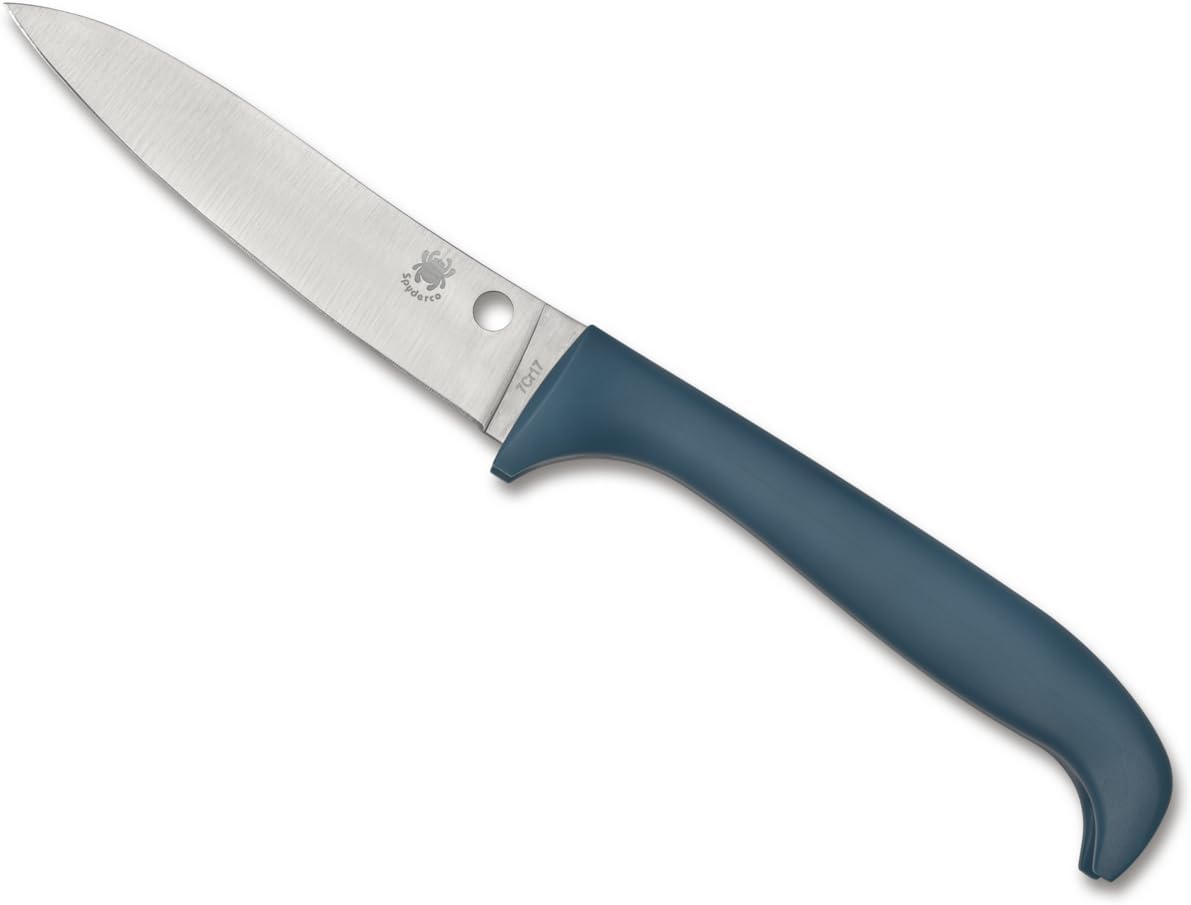 2024 Spyderco Reveal 12, Counter Critter Blue Plain
