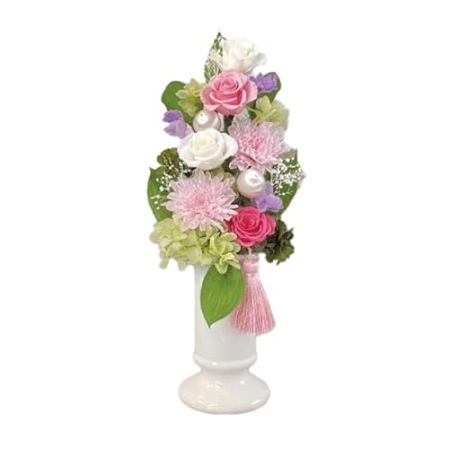 プリザーブドフラワーアレンジ[美咲/桃]春日部市 シュガーパイン