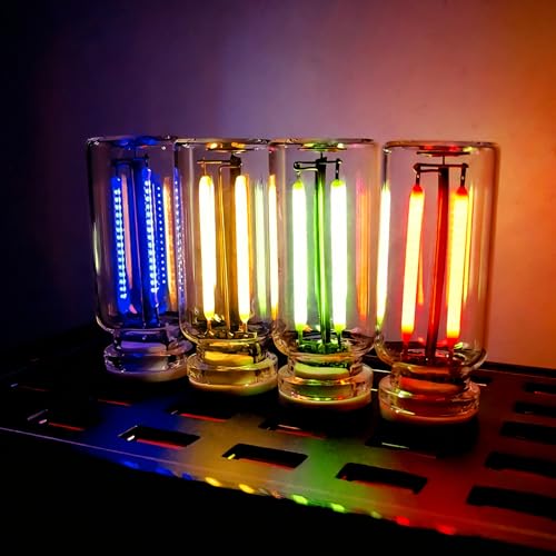 2 PCS Car USB Light Bulbs, Retro Glass Bottle LED Night Lamp with Touch Dimmable Control, Portable Interior Ambient Lighting for Vehicle, Bedroom, Hallway, Camping, Gift for Christmas or Birthday,Red - image 9