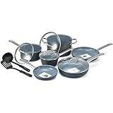 GreenLife Gourmet Healthy Ceramic Non-Stick Hard Anodized 12pc Cookware Set