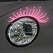 Car Eyelashes for Headlights 1 Pair Reflective Car Eyelashes Cute PVC Car Lashes Personalized 9.8x4.4in DIY Decorative Car Stickers Car Accessories, Style1, Car Eyelashes for Headlights