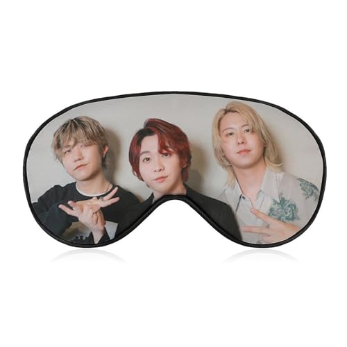 ミセス・グリーン・アップル アイマスク 通気性 遮光 目隠し 軽量 調節でき 洗濯でき 睡眠用 ポリエステル 自由調整可能 収納便利 旅行 昼寝 人気 推し アイドル スター 芸能人 ギフト プレゼント