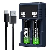 BENKIA 2Pack Batteries Charger Kit
