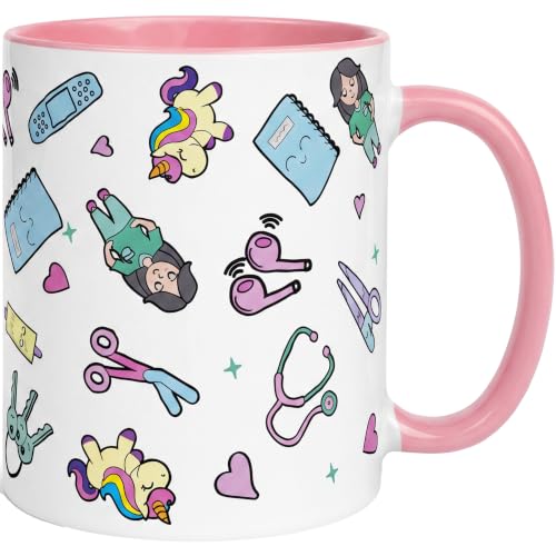 Imagen de Nurse is Love Taza de Regalo para Enfermeras de Cerámica 325 ml