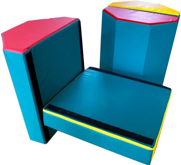 Split octagonal pillar Gymnastics octagonal tumbler Rolling gymnastics mat Physical fitness octagonal foam pad Detachable custom gymnastics mat