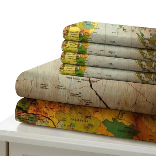 Housse de couette style scandinave parure de lit microfibre rayures verticales pour chambre fille - 7