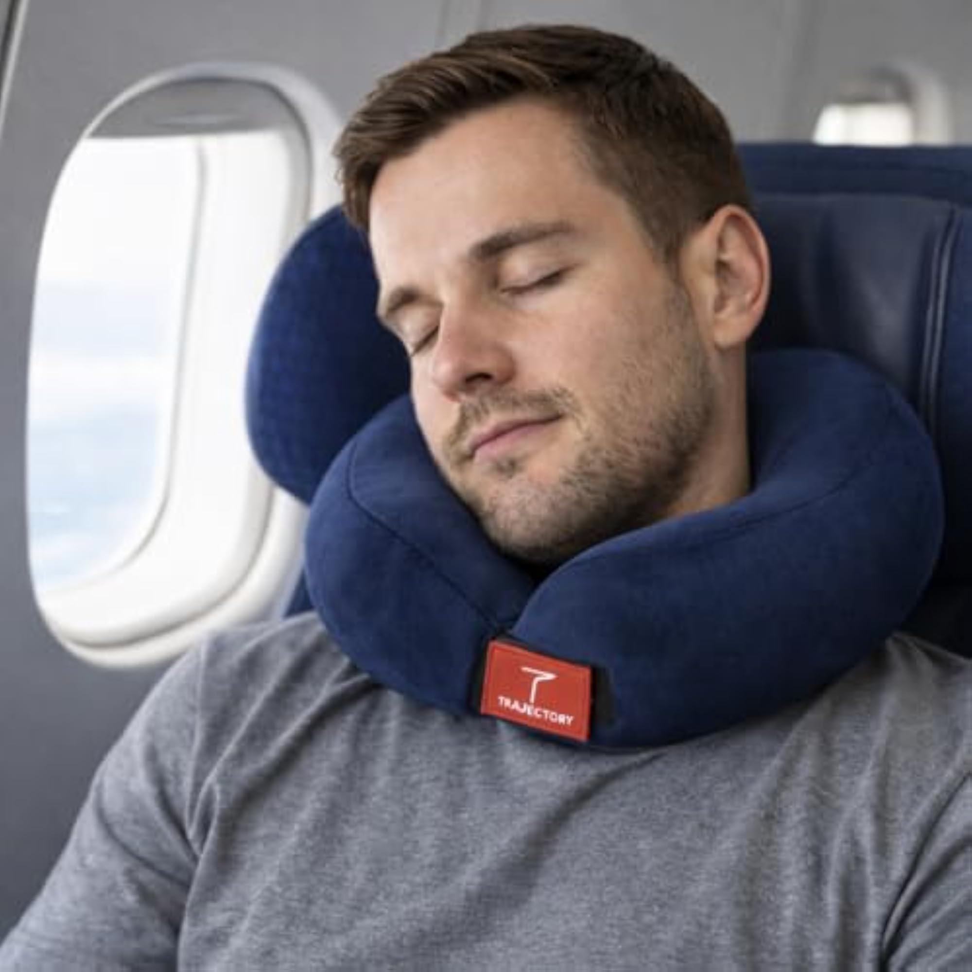 Travel Neck Pillow for Airplane, Comfortable Design