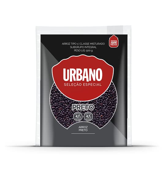 Urbano, Arroz Preto, Tipo 1, Seleção Especial - 1kg