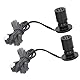 Dimmbarer Mini-Spotlight, USB, 5 V, Kunstlicht, Mini-LED-Akzentlichter, Schrank-Spotlight, 1 Bis 2 Spotlichter für Veranda-Vitrinen, Schmuckschränke, Eingangskanäle, Regale (BLACK)