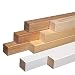 Produktbild Quadratleisten Vierkantleisten Bastelleisten Abdeckleisten 20x20x2300mm *NEU* (MDF weiß FOLIERT)