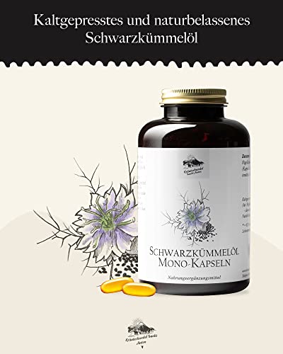 Schwarzkümmelöl Kapseln von Kräuterhandel Sankt Anton