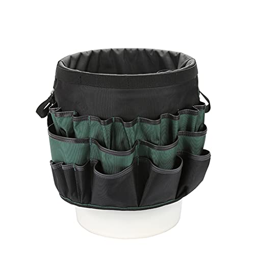 ZAANU Oxford Cloth Gardening Tool Bag Bucket Bag Tool Organizer Bucket Tool Bag