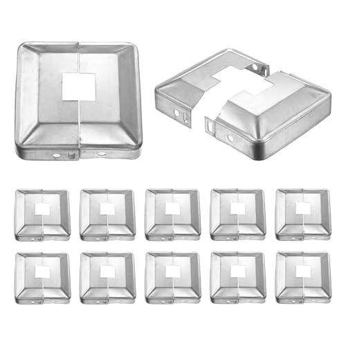 Cache-poteau de 8,3 cm en métal pour réparer visuellement les pieds de balustre