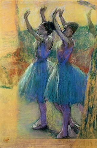 Impression d'art Deux danseuses Degas sur toile premium pour salon élégant