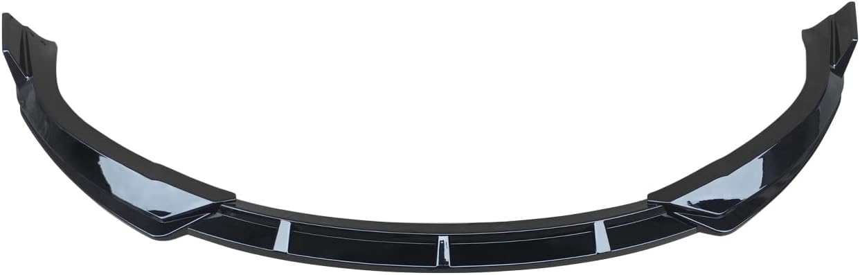 NINTE Front Lip Fit for Tesla Model X 2022 2023 2024 2025 ABS Plastic Gloss Black Bumper Under Chin Spoiler Splitter 3 Pcs Automotive Air Dam Body Kits