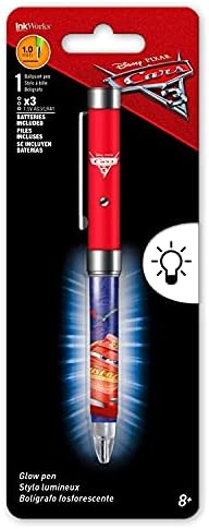 Disney Cars Lightning McQueen Glow Pen - Specialty Multi-Color Light Pen