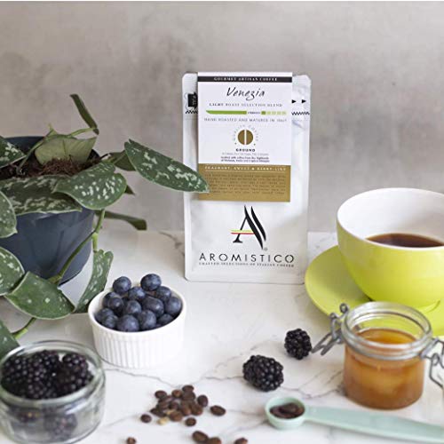 Aromistico | Dark & Light Roast Bundle | Premium Italian Ground Coffee | Napoli & Venezia Blend | For Cafetiere/French Press, Filter, Pour Over, Drip, Moka Or Aeropress #TOP6