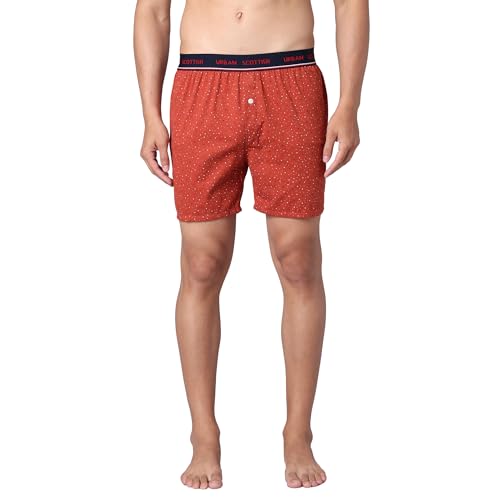 Image of Urban Scottish Men's Boxer Pants 100% Cotton Material with A Stylish Print Soft and Stretchy Elastic Waist Band Dynamic Movement and Hardwearing Stitching Breathable with A Gentle Snug Fit