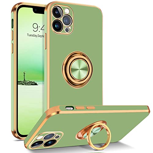 Coque iPhone 13 Pro antichoc avec anneau anti-chute magnétique