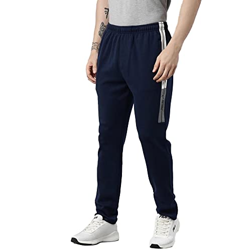 Image of Proline Colorblocked Cotton Regular Fit Mens Track Pants