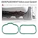 HiSport MS97204 Intake Manifold Gasket Set Upper & Lower - Compatible with 3.6L 2011-2020 Dodge Avenger Journey Charger Grand Cherokee Chrysler 200 300