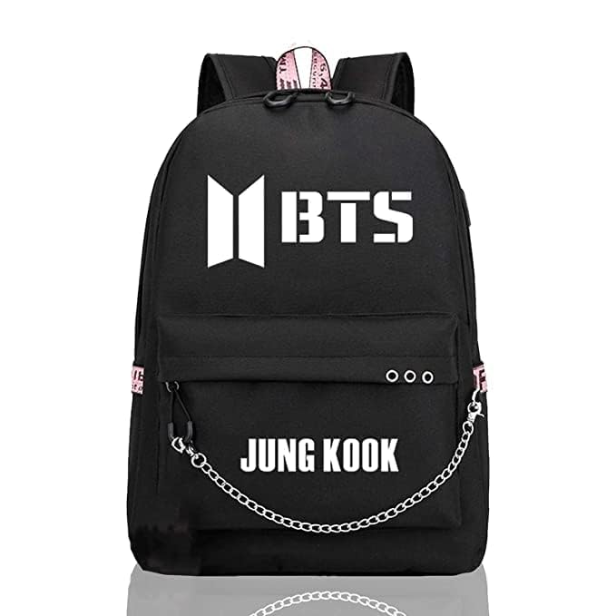KAUSBABI Korean KPop BTS Printed junk kook Womens & Girls Backpack | Best School & College Bag | Best Gift For BTS Fan lover (Pack of 1) (B0D6FZZFK9) Amazon Price History, Amazon Price Tracker