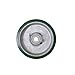 8" x 3" Green Polyurethane Tread on Cast Iron Keyed Drive Wheel - 20mm Plain Bore with Two 1/4" Set Screws - Service Caster Brand