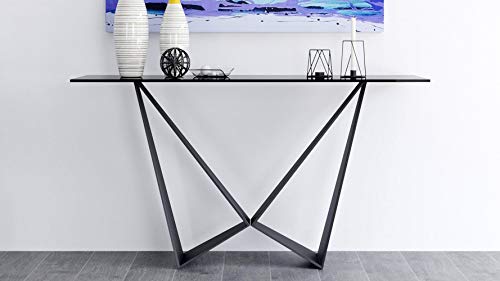 Modern Serra Console Table - Smoked...