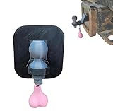 Novelty Mini Hitch Ball Joke - 2' Receiver Compatible Truck Prank Accessory, Waterproof Non-Metal Hitch Cover for Gag Gifts & Car Decor