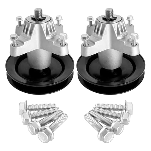 918-04456 Spindle for 42' Deck MTD Tr oy-Bilt Mower - 618-04456 Spindle Assembly for Tr oy-Bilt Pony B ronco Tractor, Toro LX425 LX420 Lawn Tractor, Yard Machines , Replace 918-04456B 918-04461 2 pack