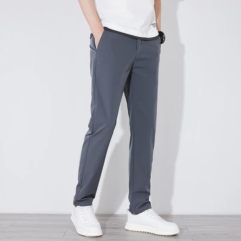 Men Summer Thin Slim Casual Pants Korea Business Trousers Male3