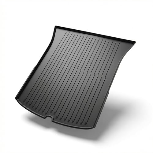 CYBERBEANS All Weather Cargo Liners for New 2025 2026 Tesla Model Y Juniper Trunk Mat with Front and Rear Frunk Trunk Tray Mats Protector Anti-Slip TPE Accessories (3PCS) by CYBERBEANS - Image 9