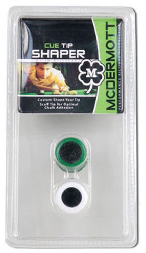 McDermott Cue Tip Shaper 2 Pack - Pool Stick Accessories - Tip Tool - Scuffer